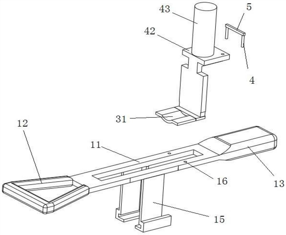 Post-pulling type hip joint reduction device