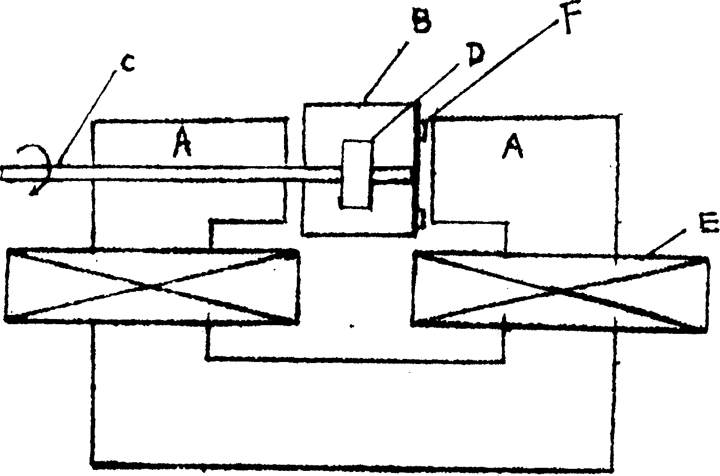 Heat treatment method and equipment through rotating magnetic field generated from magnetic parts of an apparatus