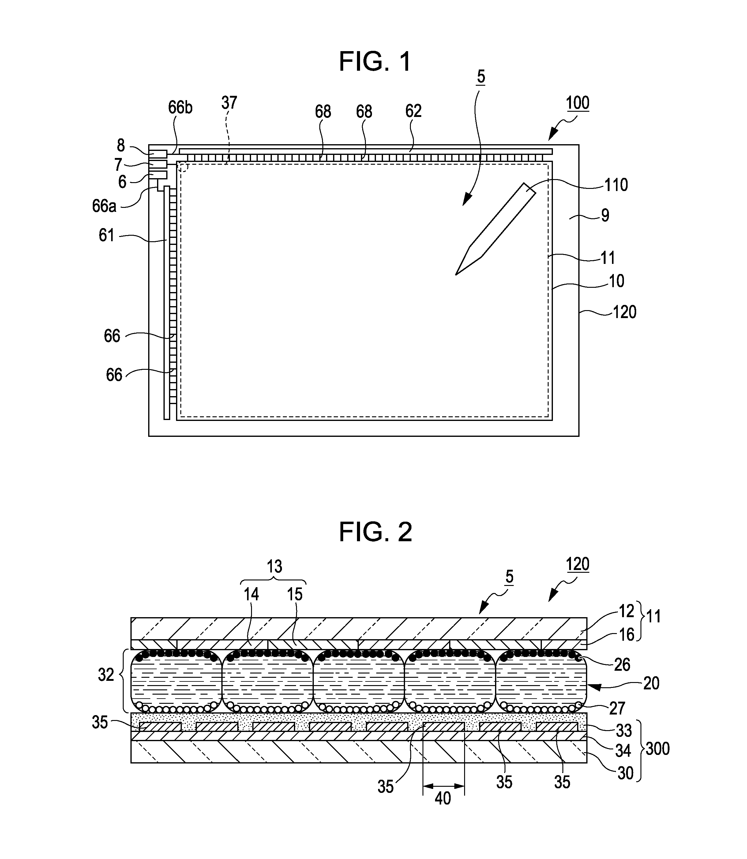 Input function display device
