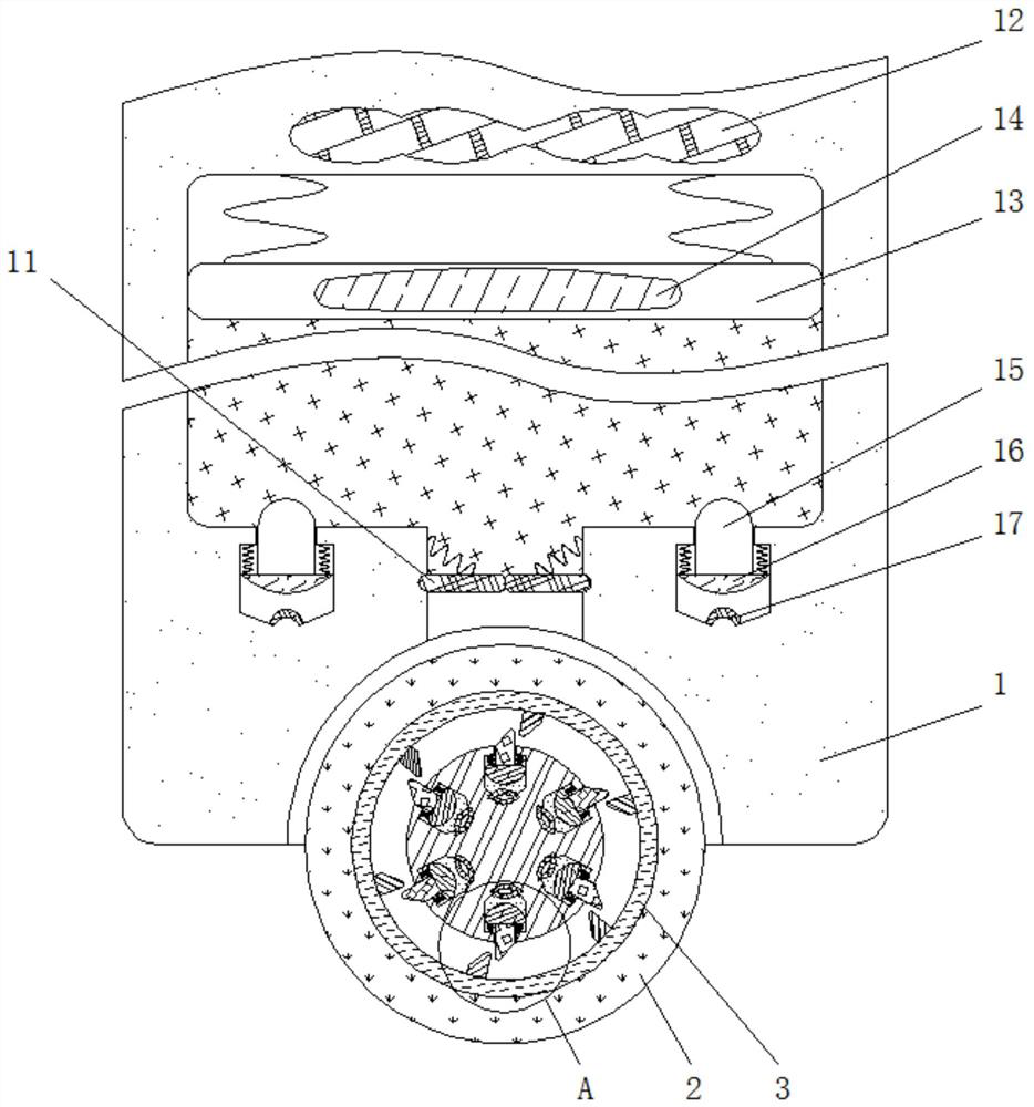 A tree protection layer coating device for landscaping