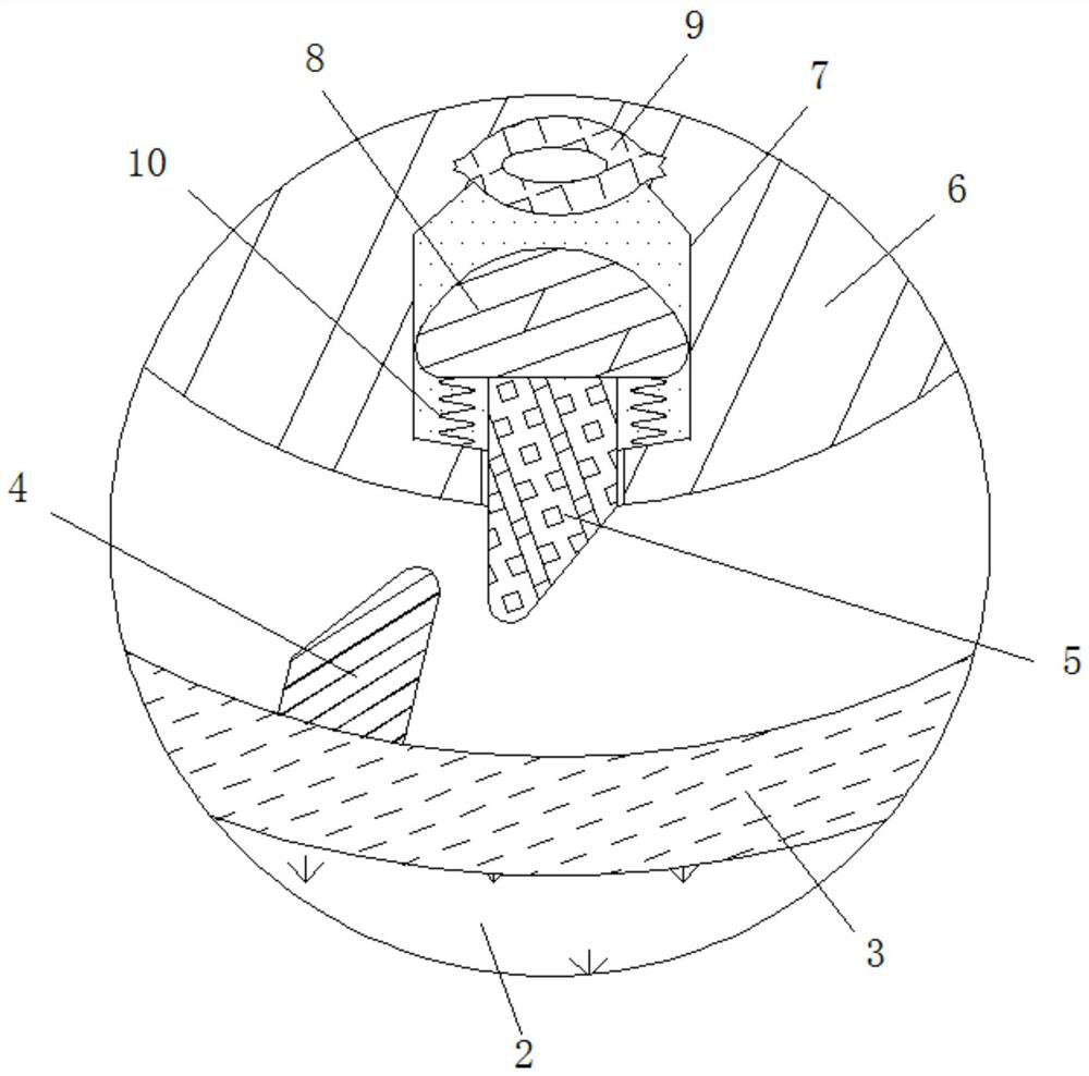 A tree protection layer coating device for landscaping