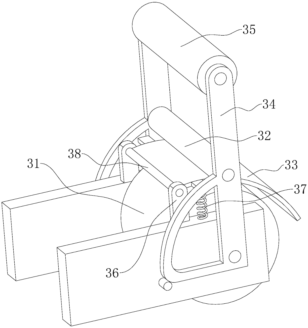 Temple bending device and method