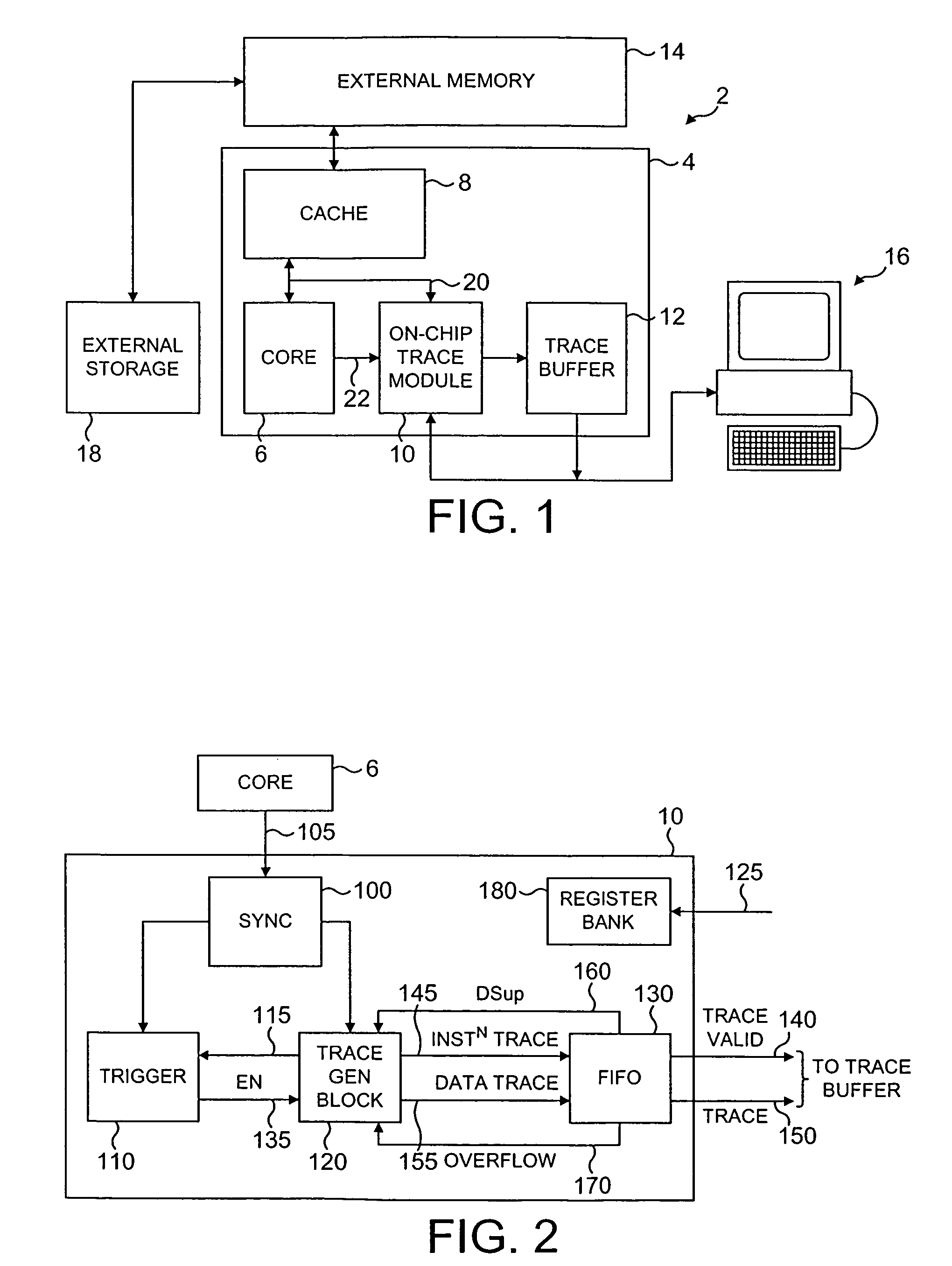 Generation of trace signals within a data processing apparatus