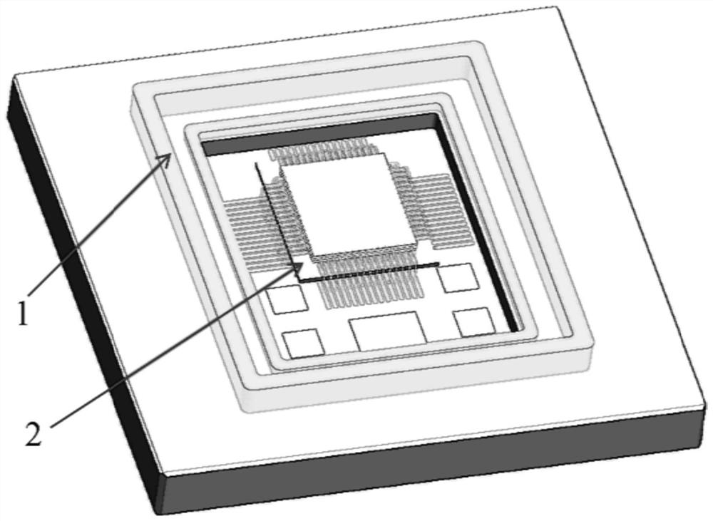 Multi-layer chip laminated assembly packaging structure and preparation process thereof