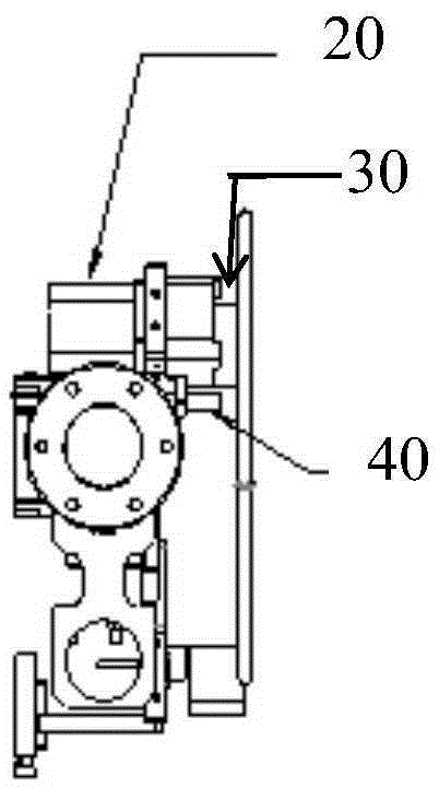 Device with air cylinder driving magnet to take and place steel ring