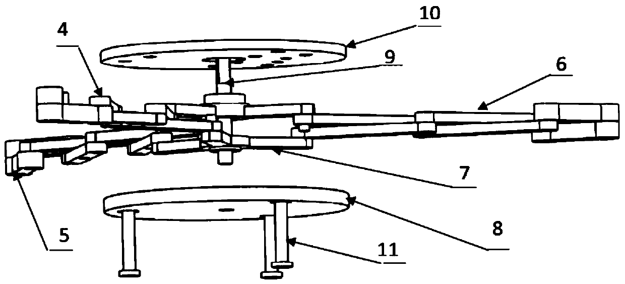 Scissor-style radial expansion device for intestinal microrobots