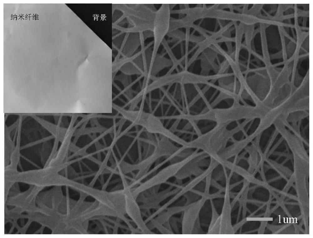 Slow-release antibacterial electrostatic spinning nanofiber and preparation method thereof