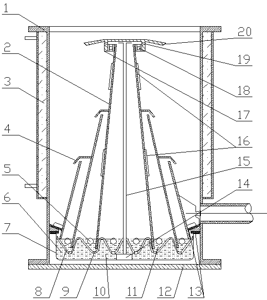 Diffusion pump capable of achieving rapid starting, floating heating and rotating injection
