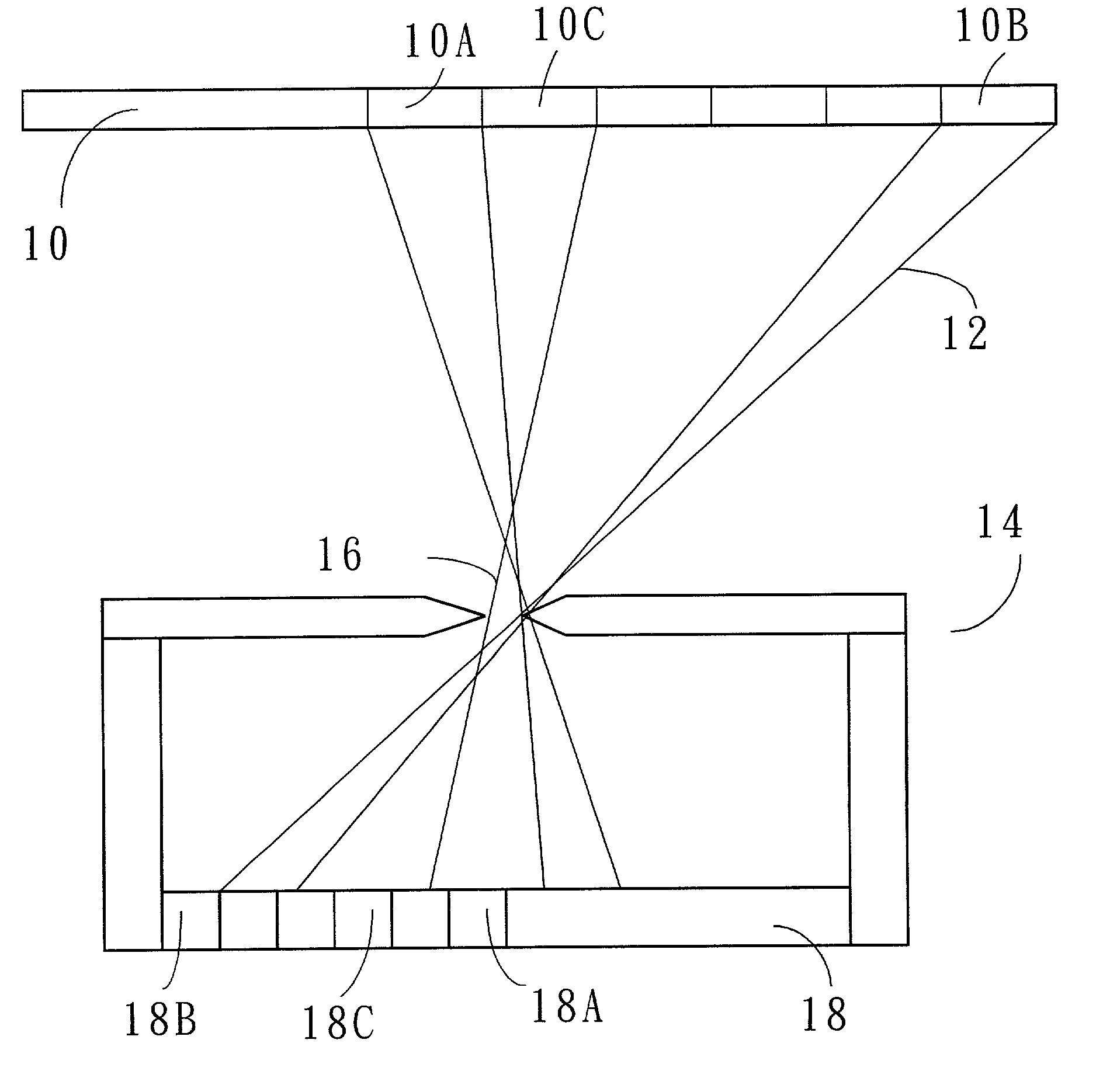 Optical scanner apparatus with pinhole imaging device