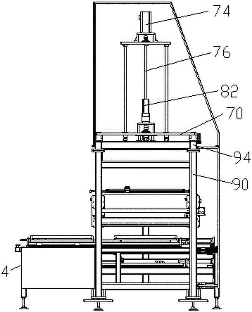 Foam sticking machine and processing technology adopting same