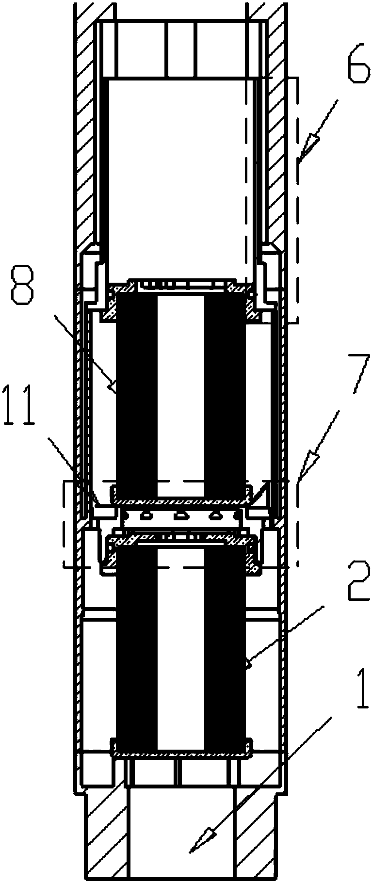 A double-filter water purification shower