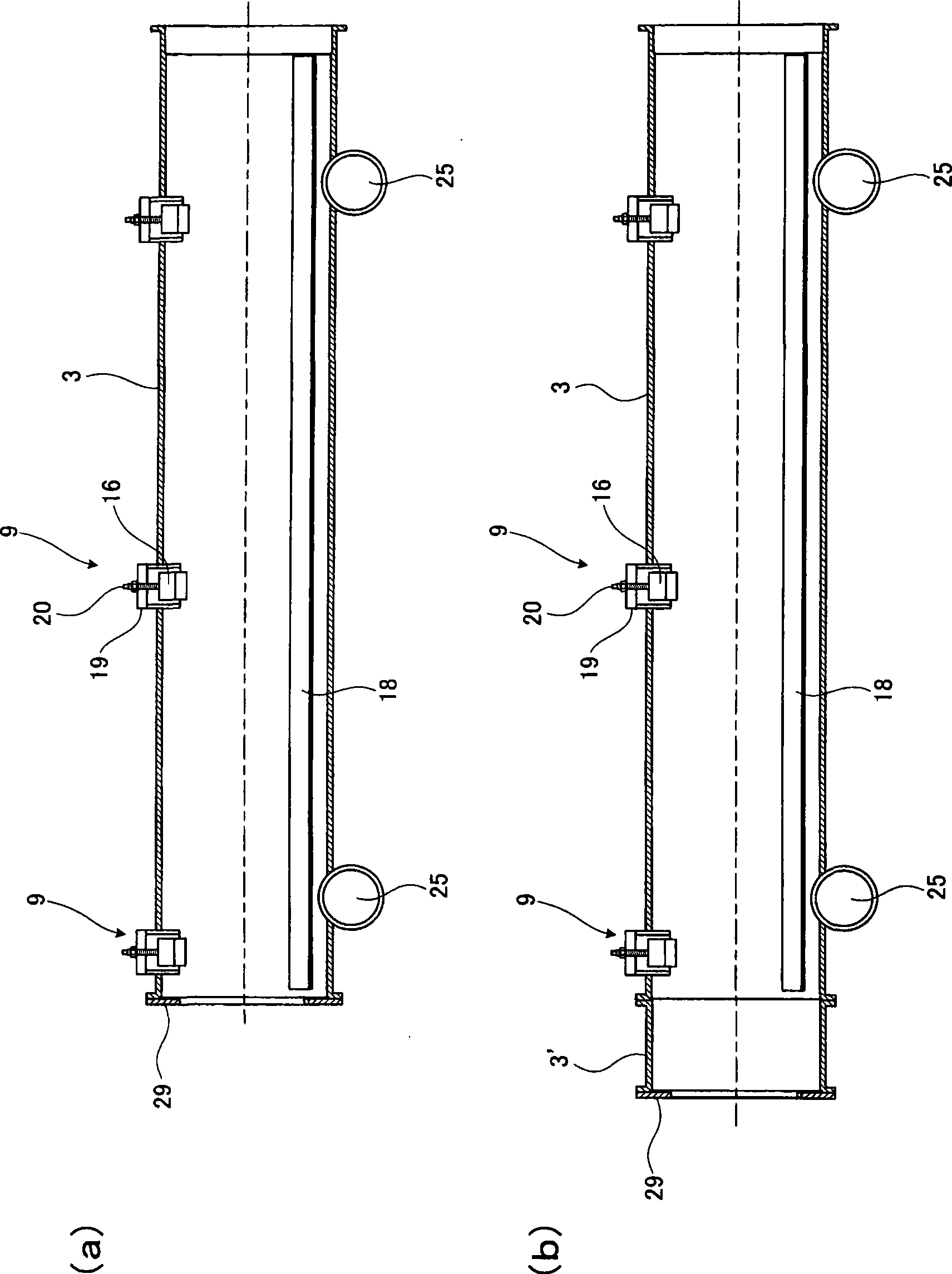 Rotary casting apparatus and metal mould replacing method