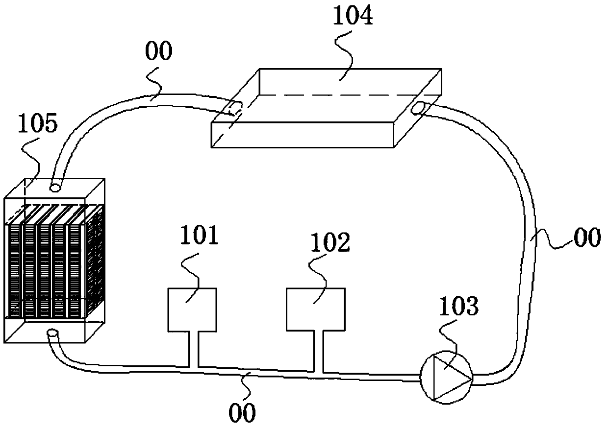 Cooling system applied to solar cell panels