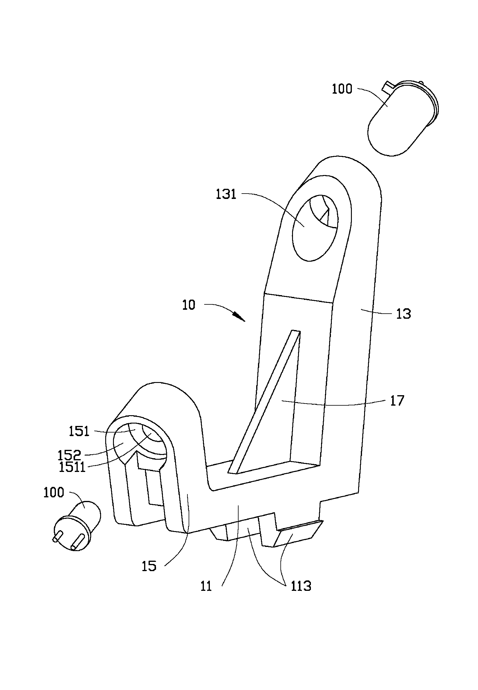 Sensor fixing device