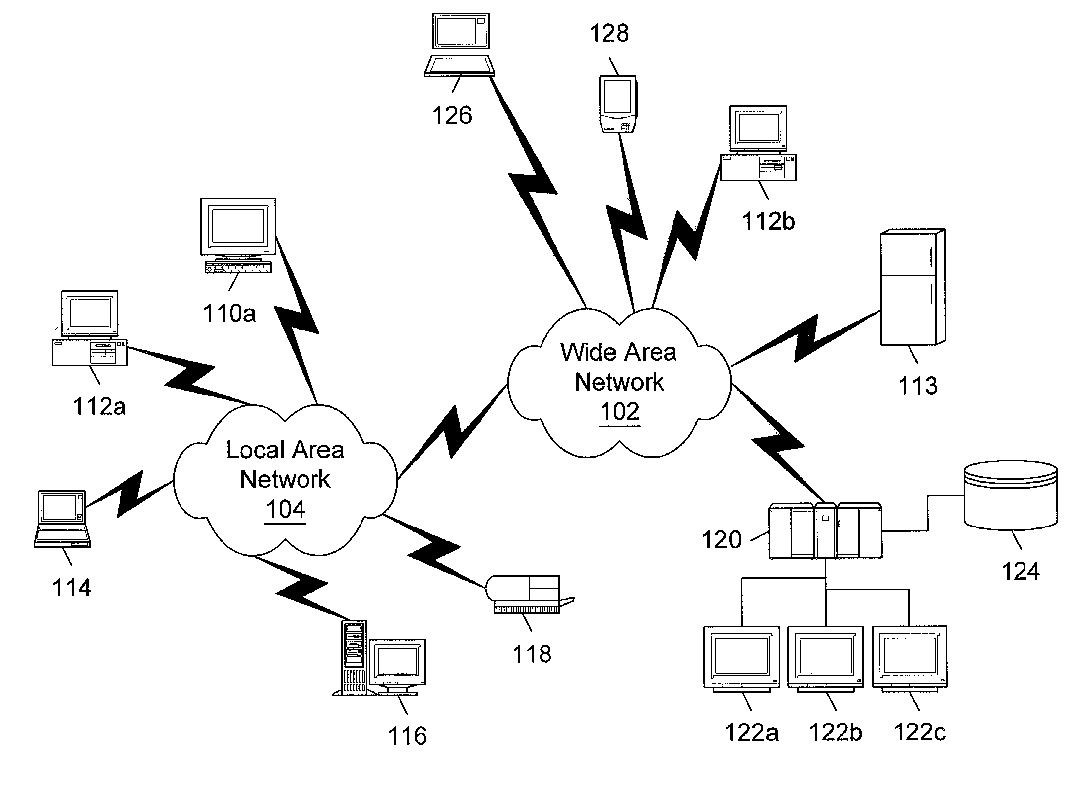 Hierarchical system and method for centralized management of thin clients