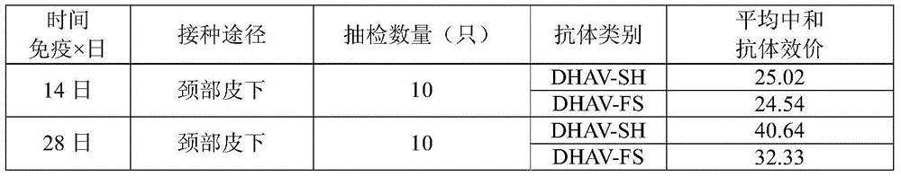 Inactivated vaccine for duck viral hepatitis as well as preparation method and application thereof