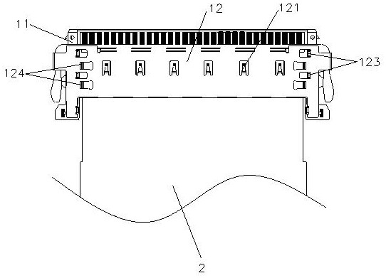 40-pin signal transmission cable with distance of 0.8 mm and manufacturing method thereof