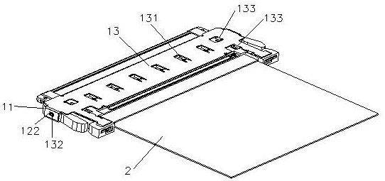 40-pin signal transmission cable with distance of 0.8 mm and manufacturing method thereof