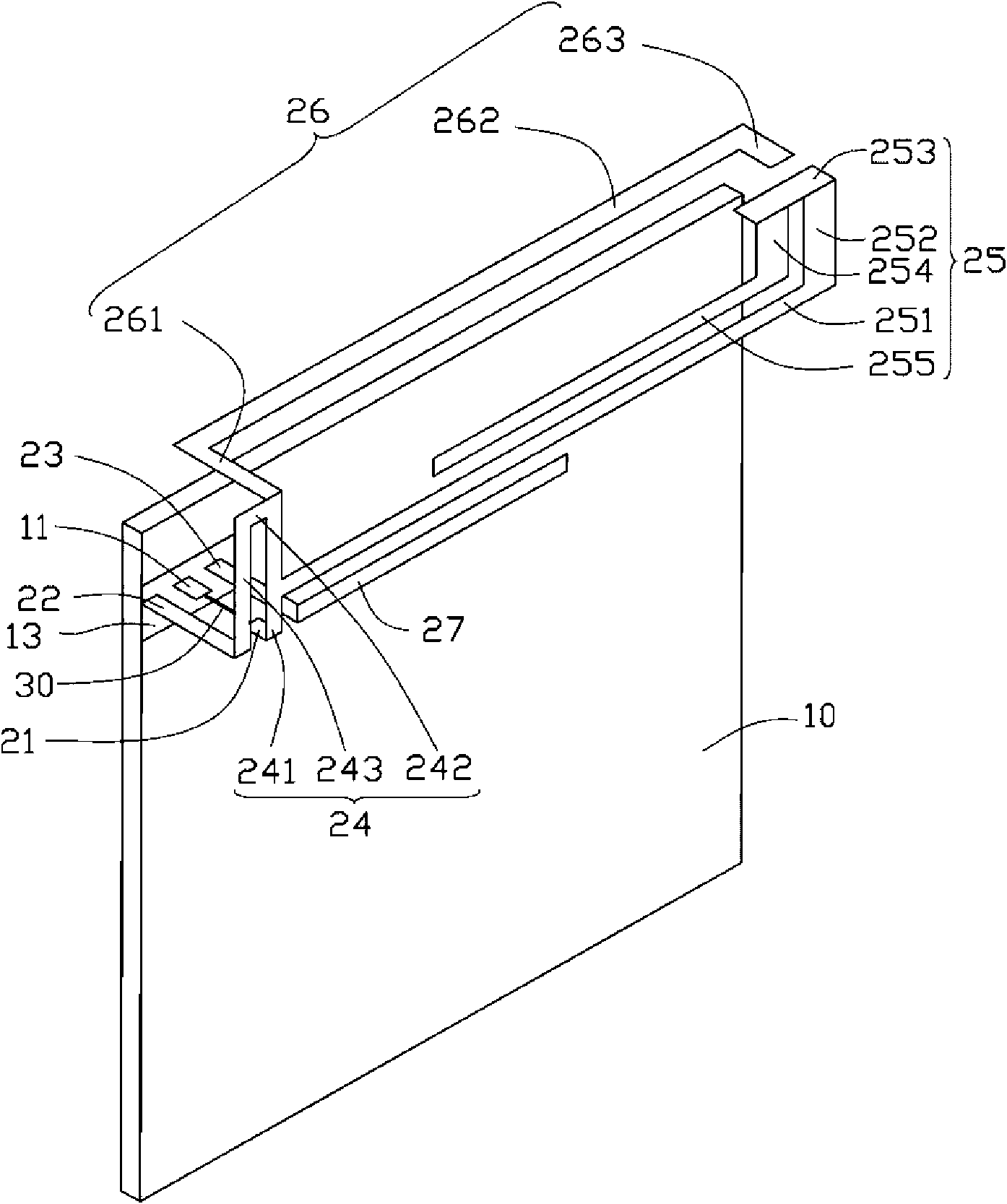 Multi-frequency antenna and wireless communication device with same
