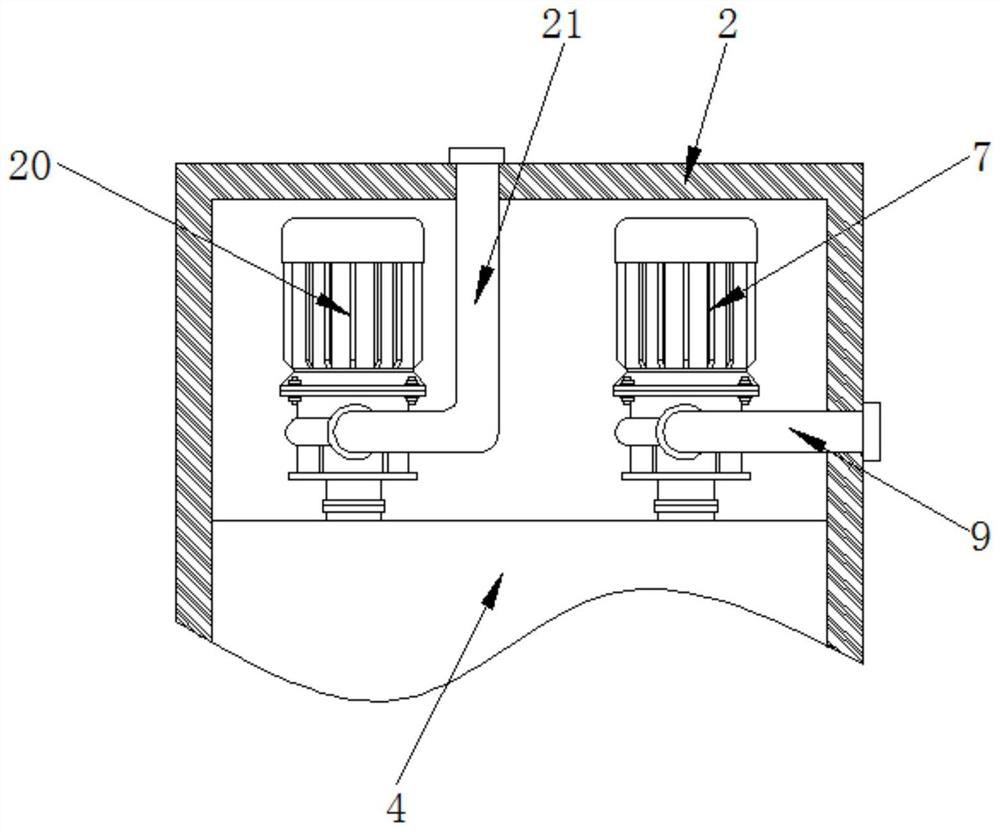 An integrated device and method for treating metal processing waste liquid