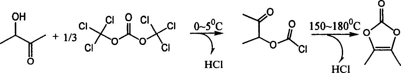 Synthesis of 4,5-dimethyl-1,3-dioxane amylene-2-one