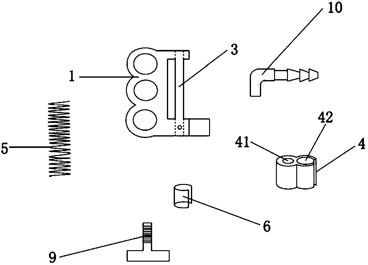 Neuroendoscopy auxiliary holding and aspirator apparatus and method