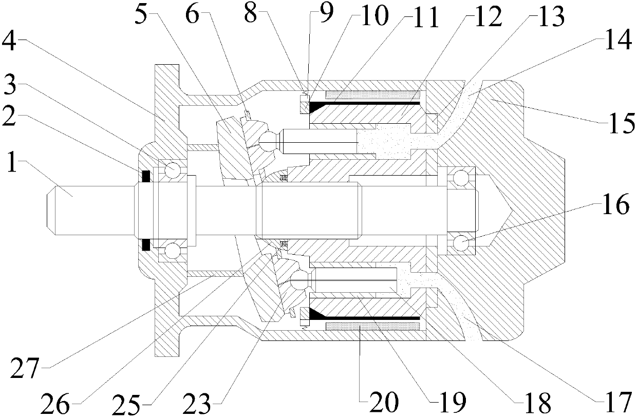 Direct current quantitative stator permanent magnetic type integrated power device