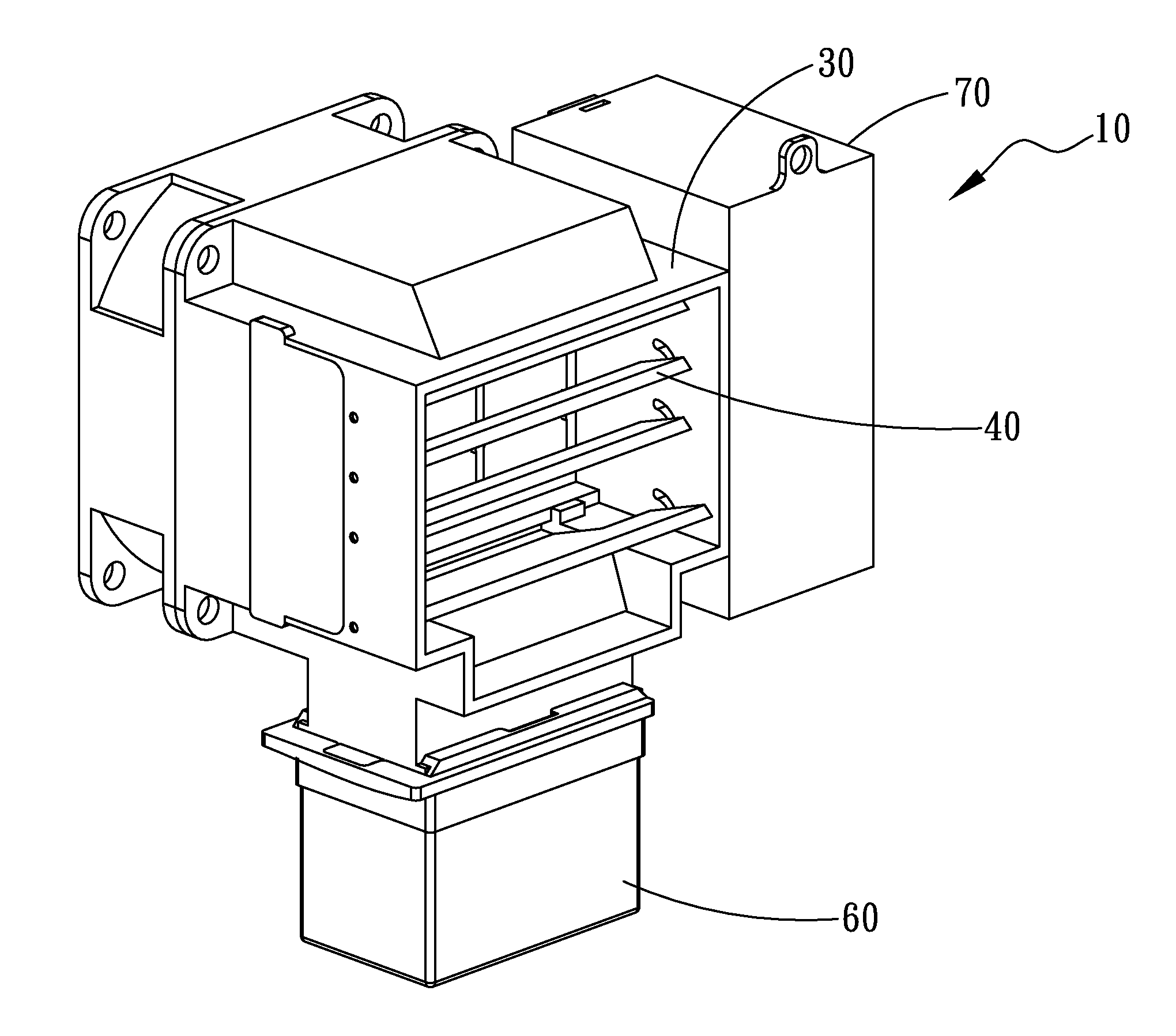 Dustproof axial-flow fan device