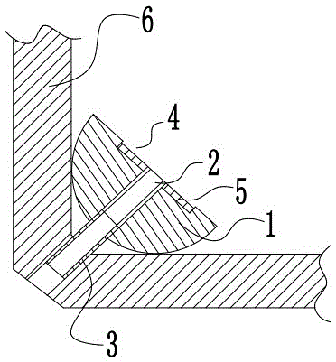 Curved cushion block for pull tape of dry-type transformer