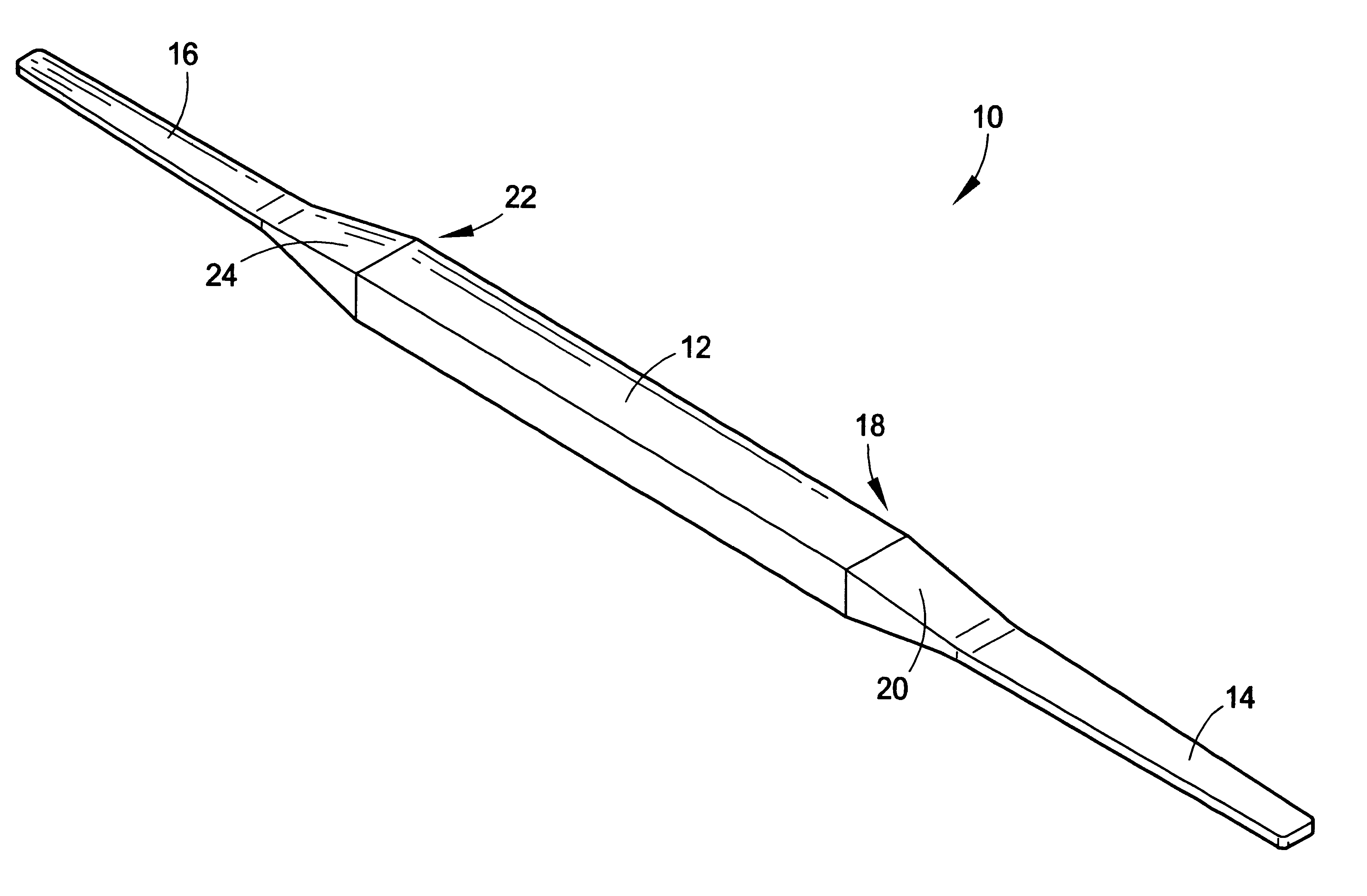 Dental device for cleaning between teeth