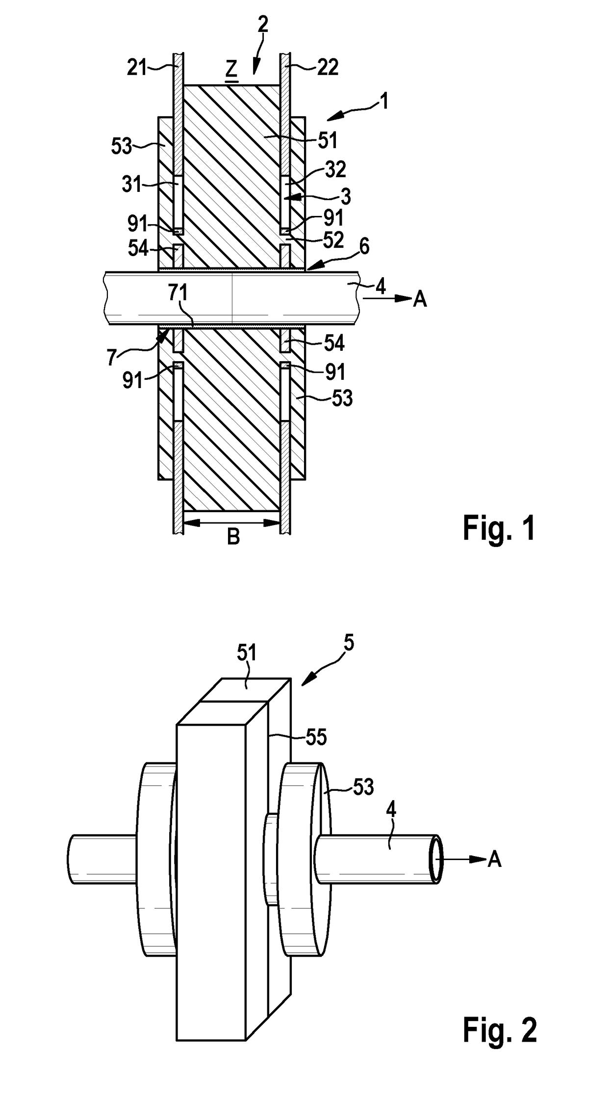 Line leadthrough for the leadthrough of lines through a component