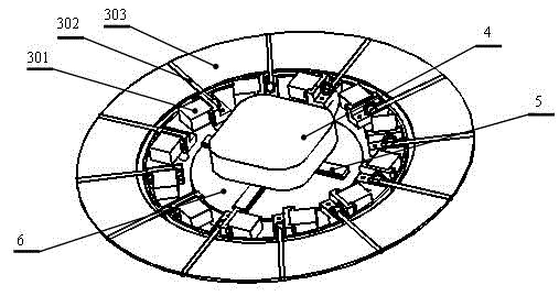 Bionic robot stingray and movement method thereof