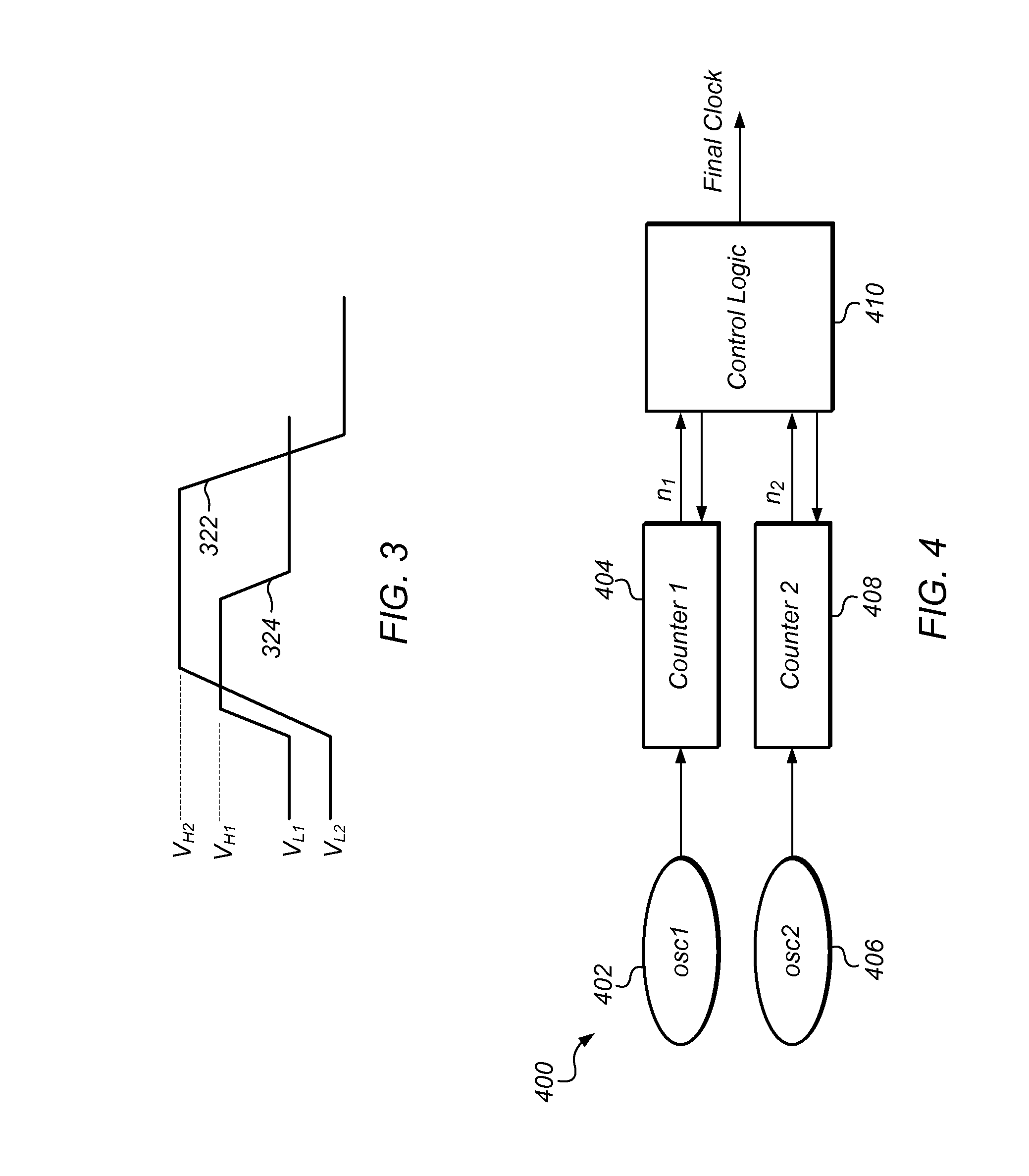 Dual self-calibrating low-power oscillator system and operation
