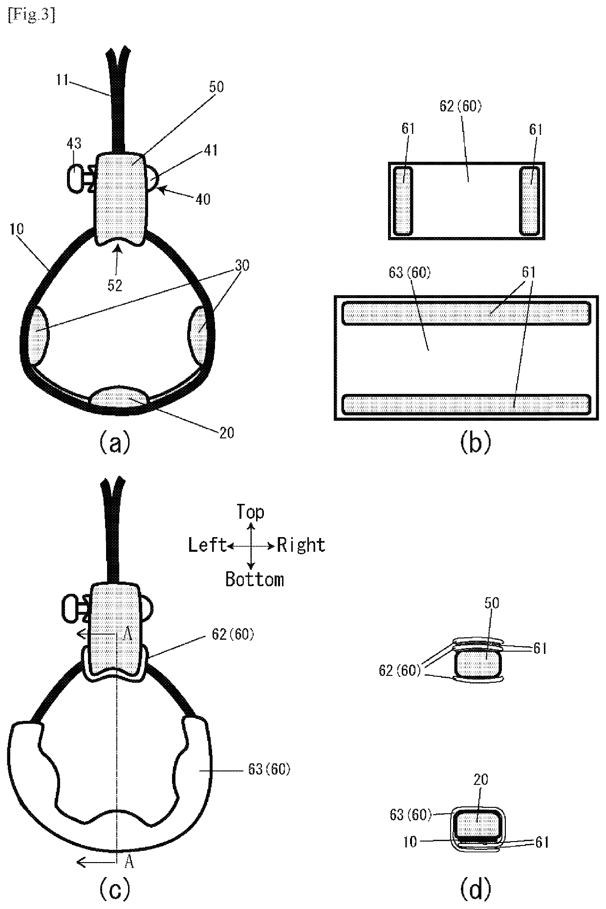 Instrument for preventing male urinary incontinence and cover