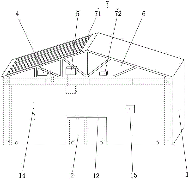 Shading covered full-automatic sunscreen equipment for solar parks