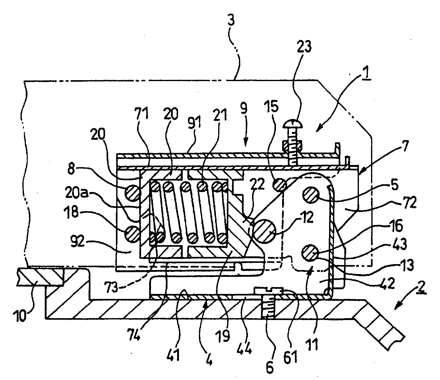 Manuscript pressing plate switch