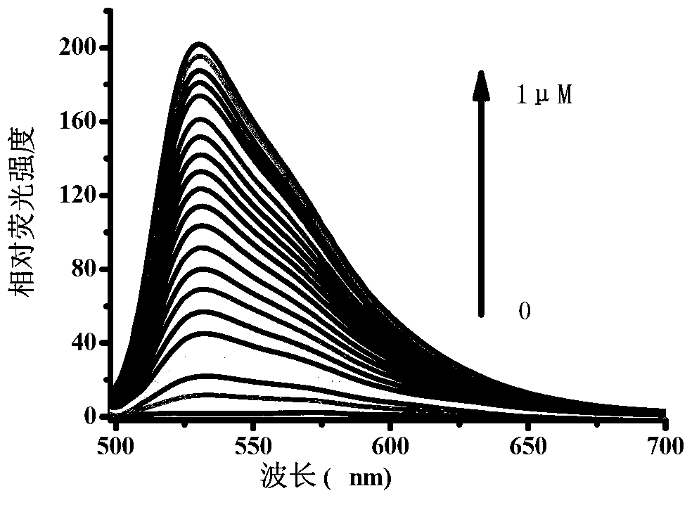 Green fluorescence cyanine dye and preparation method as well as application thereof