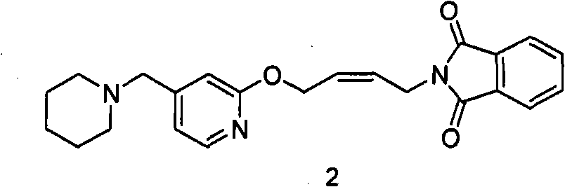 Method for preparing lafutidine by virtue of aminolysis