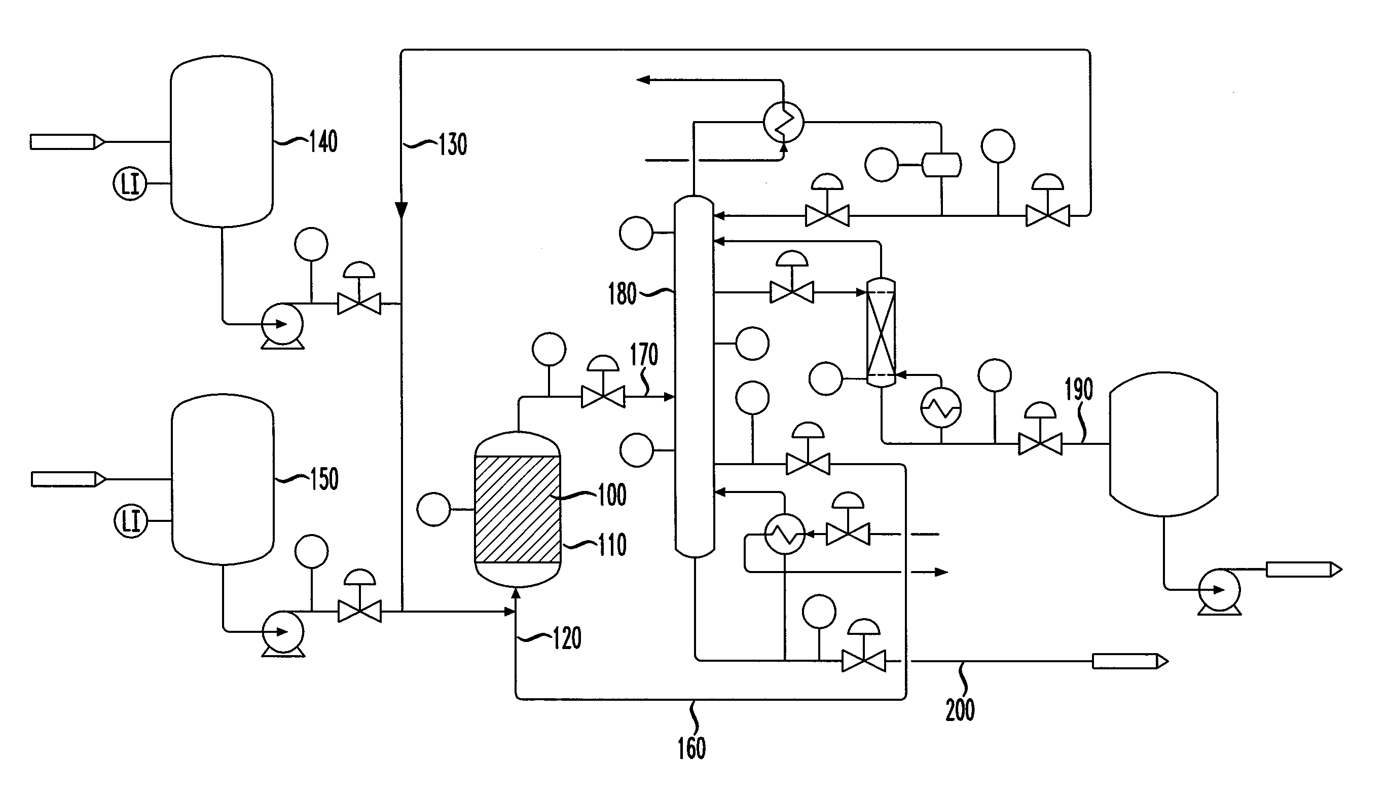 Isomerization of olefins with carboxylic acid