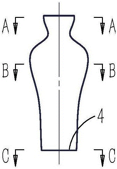 Manufacturing method for picture core of iron picture and iron picture artistic lamp comprising picture core