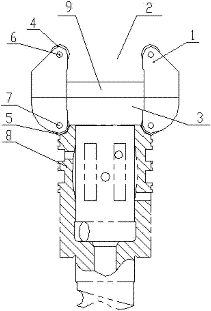 Apparatus for measuring end surface of screw rod