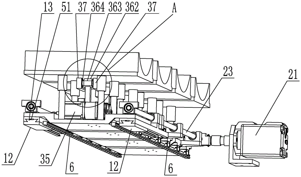 A translational lifting device for large cylindrical workpieces