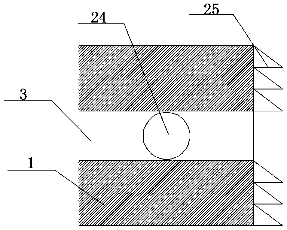 Auxiliary supporting cooperation device for building pile foundation detection