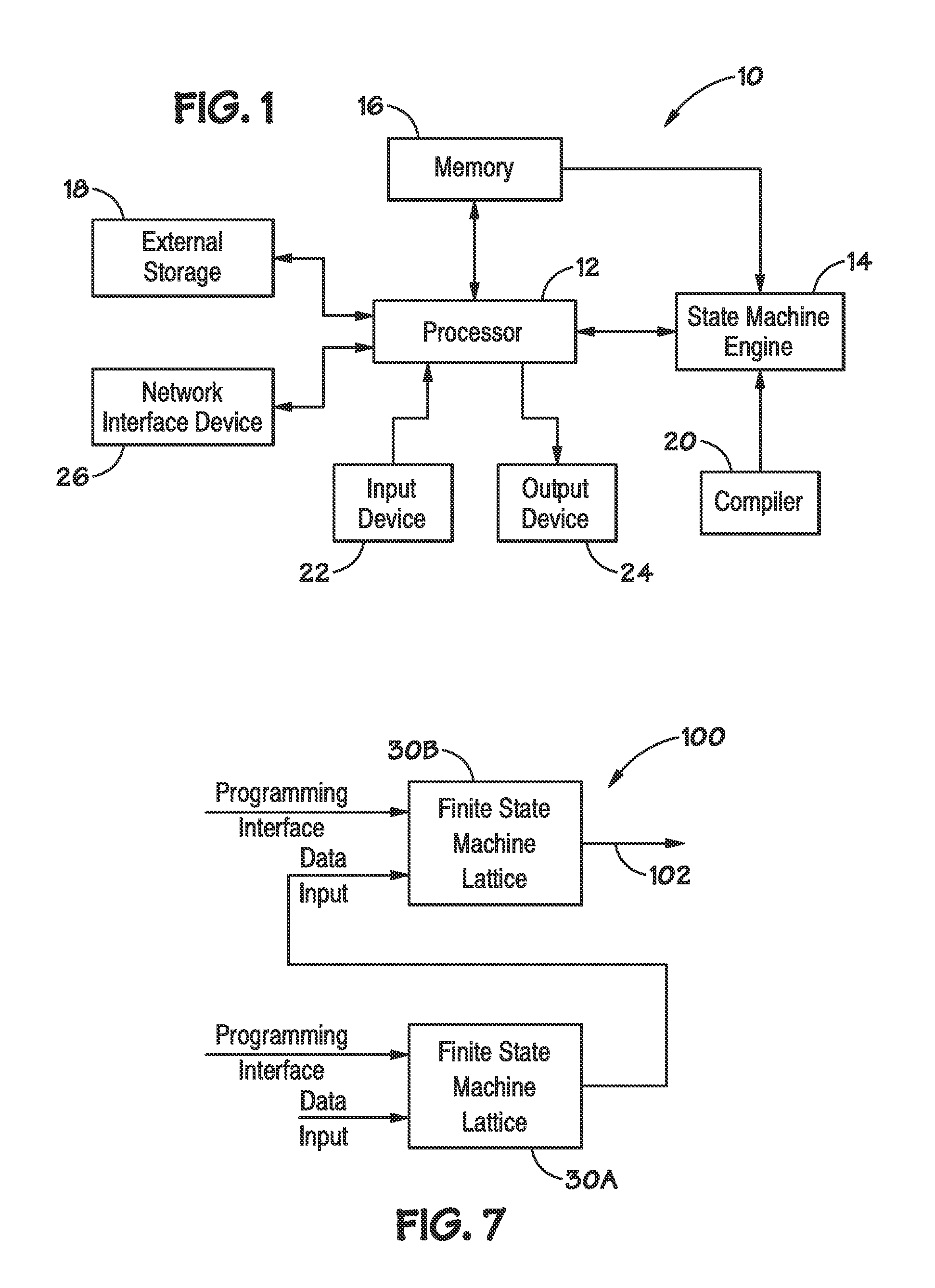 Instruction insertion in state machine engines