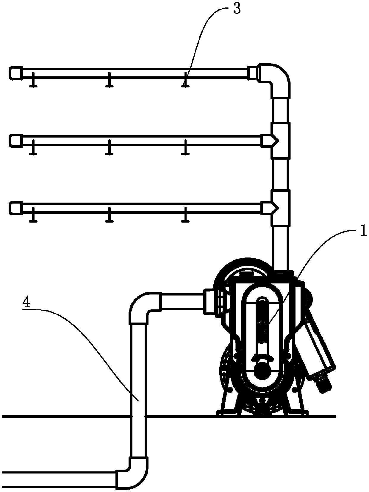 A water pump water supply control method