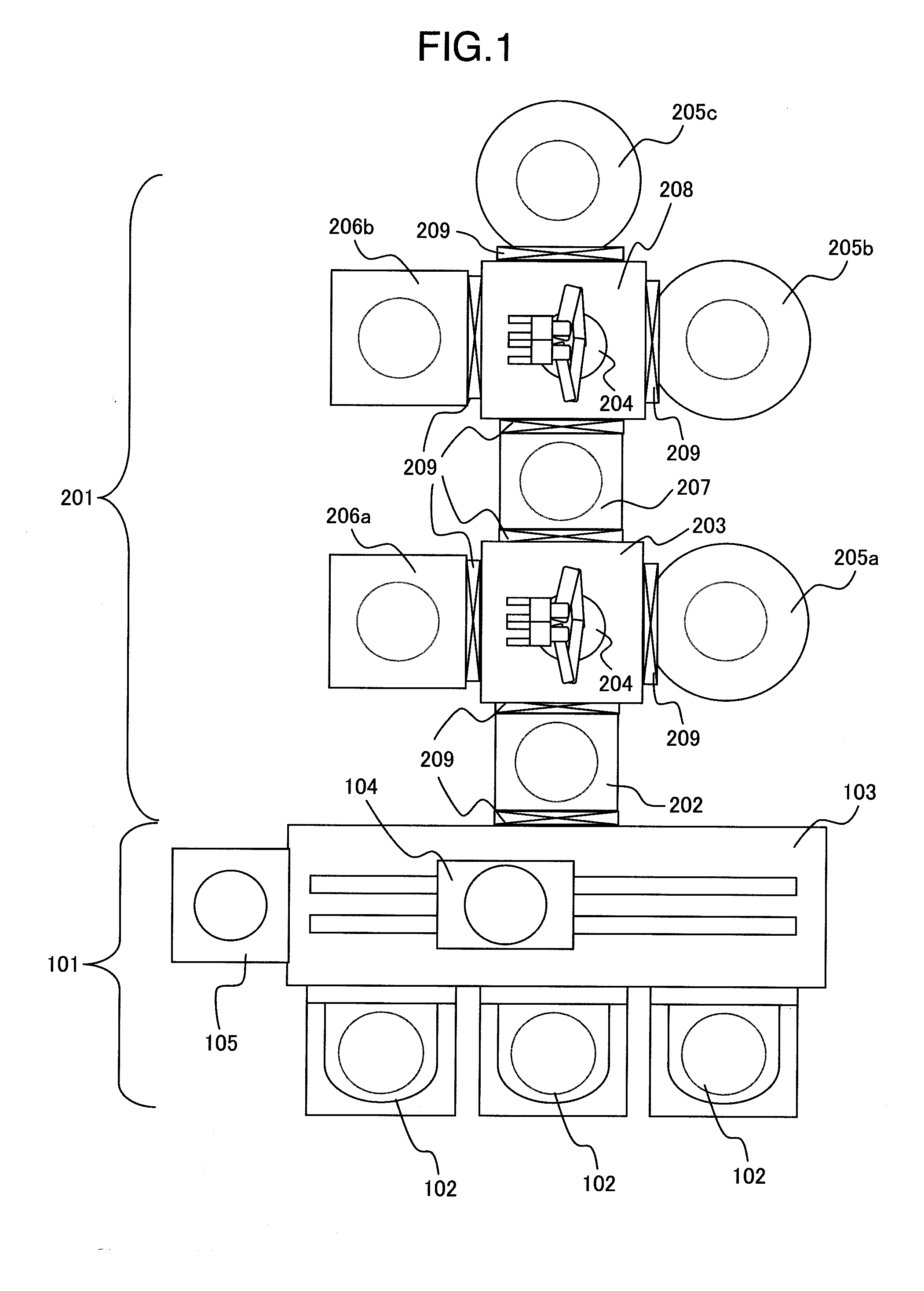 Vacuum processing apparatus and method of operating the same