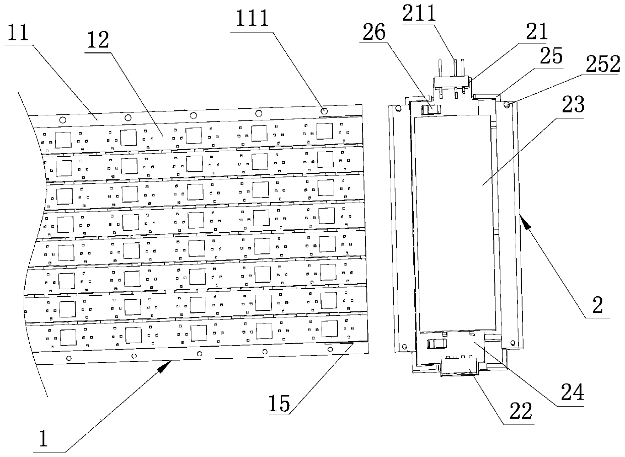 LED light source assembly and high-power lamp using LED light source assembly