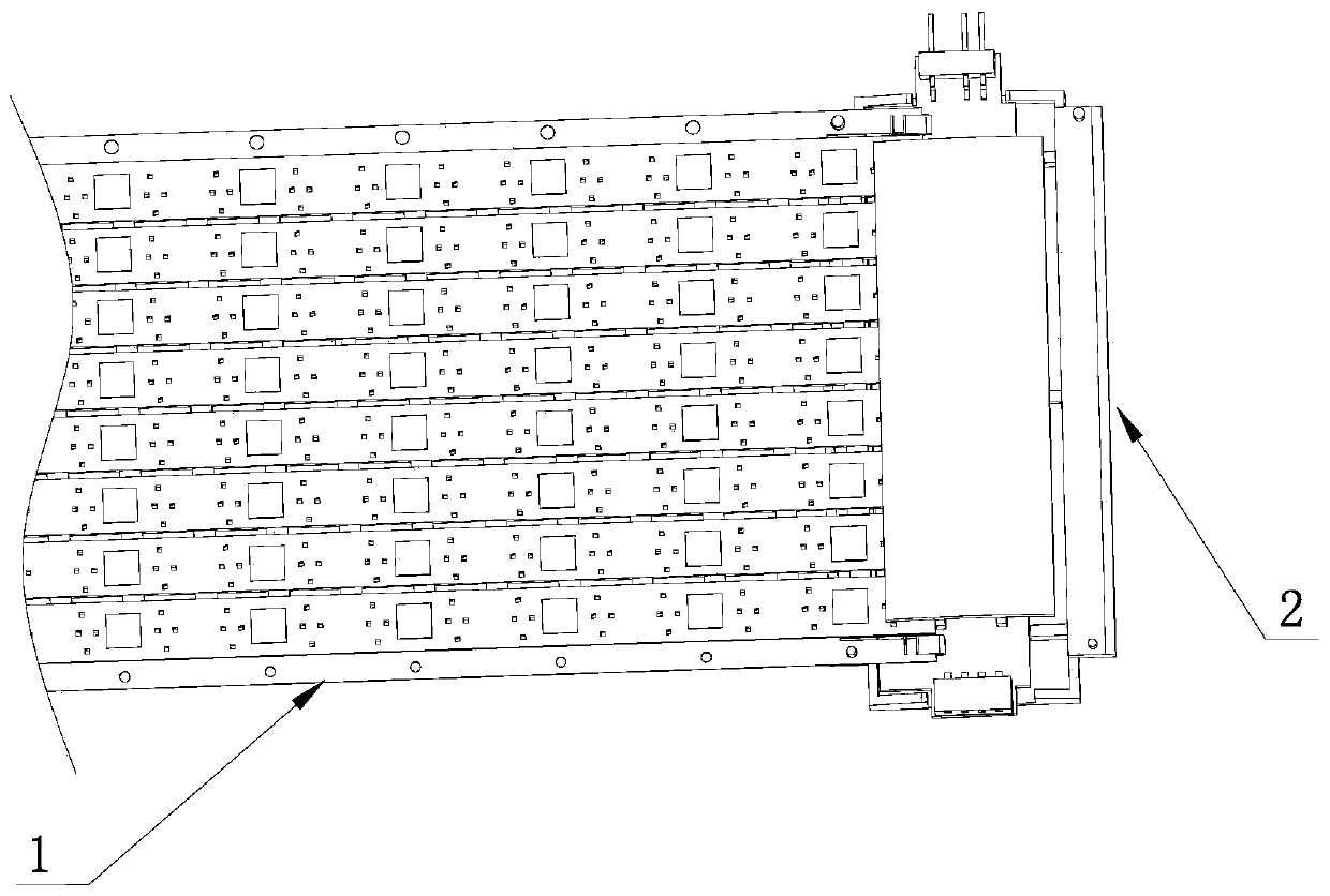 LED light source assembly and high-power lamp using LED light source assembly