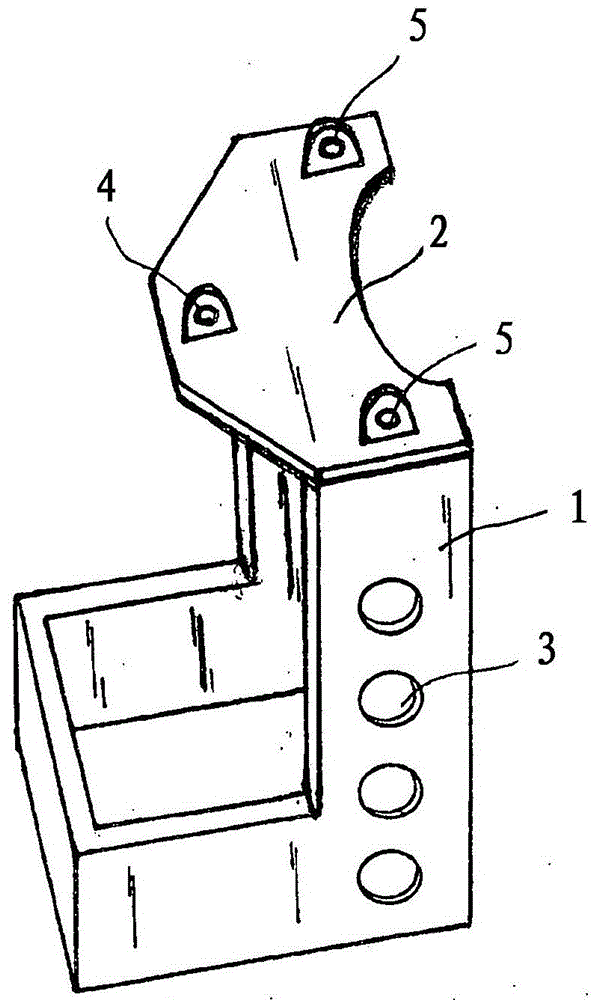 Hammering device for hammering rods into the ground