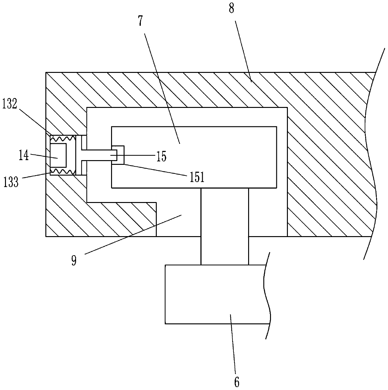 Large-diameter round pipe rotary type cutting robot